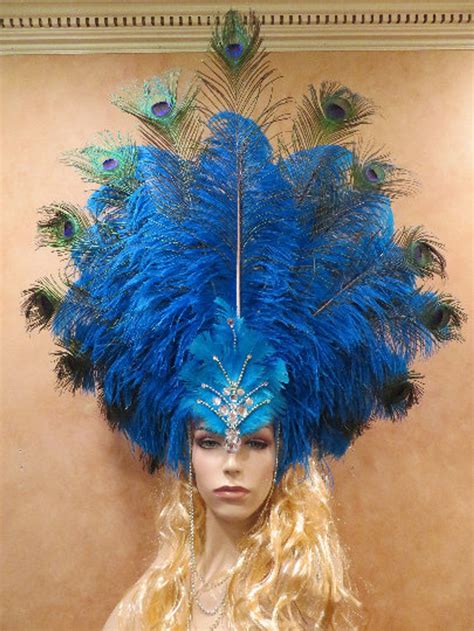 feather headpiece carnival|carnival costume feathers.